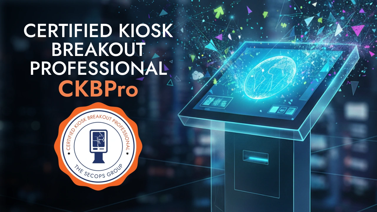 Certified Kiosk Breakout Professional